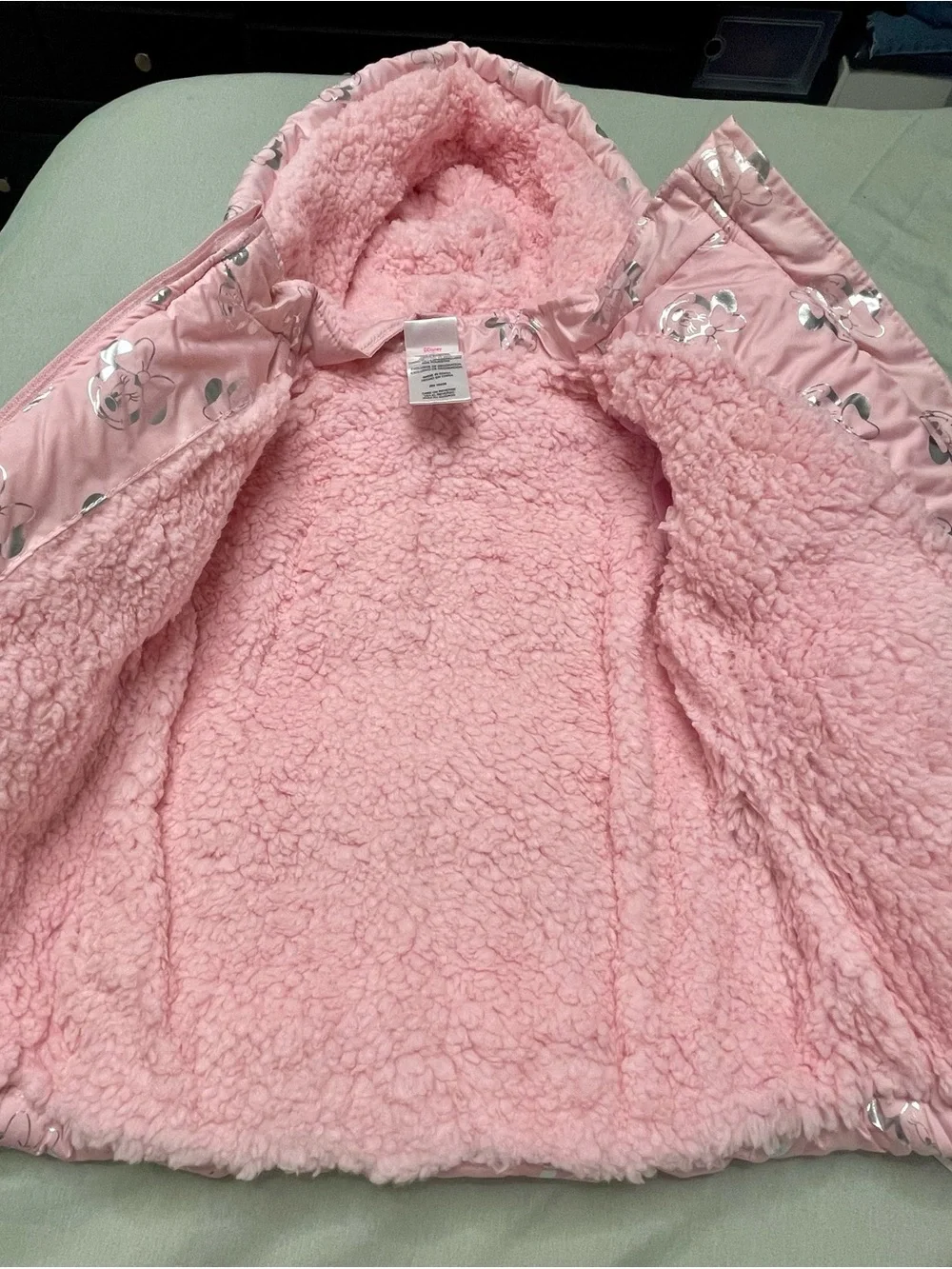 Kids Pink Sherpa Jacket